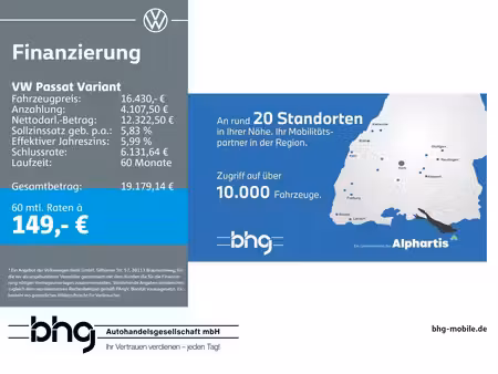 Volkswagen Passat 1.4 TSI 150 Confortline