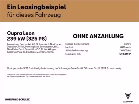 Cupra Leon 2.0 TSI