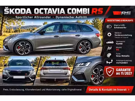 Škoda Octavia RS 2.0 TSI 245