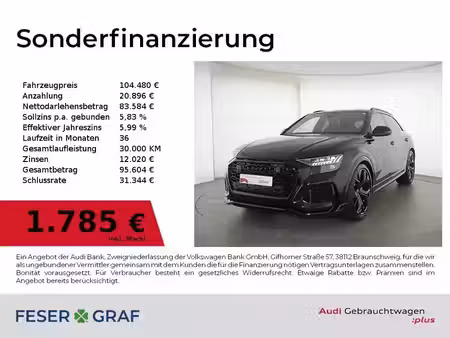 Audi Q8 RS Q8 V8 4.0 600 quattro