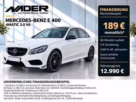 Mercedes-Benz Classe E E 400 V6 3.0 333 4Matic