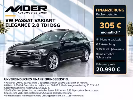 Volkswagen Passat 2.0 TDI 140 Elegance
