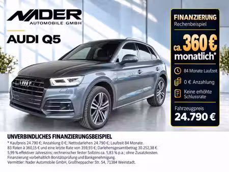 Audi Q5 55 TFSI E 2.0 TFSI 252 S line quattro