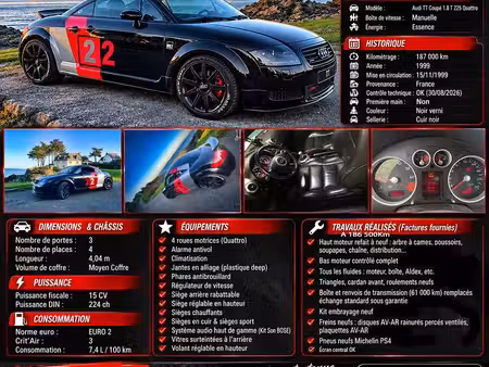 Audi TT 1.8 225 quattro
