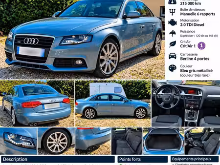 Audi A4 2.0 TDI 143 S line
