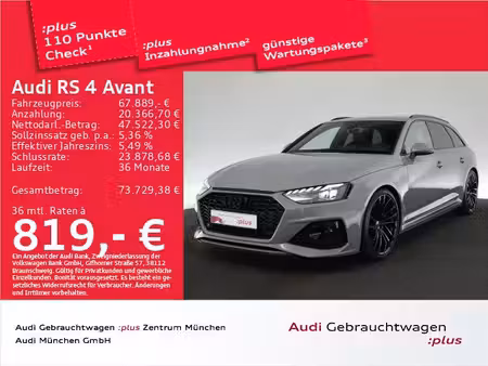 Audi A4 RS4 V6 2.9 TFSI 450 quattro