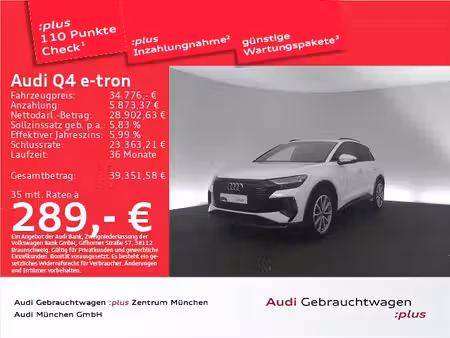 Audi Q4 e-tron 40 204 S line