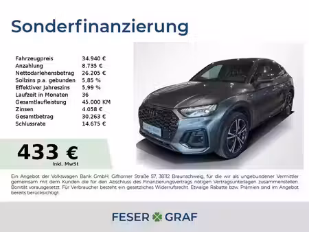 Audi Q5 50 TFSI E 2.0 299 quattro