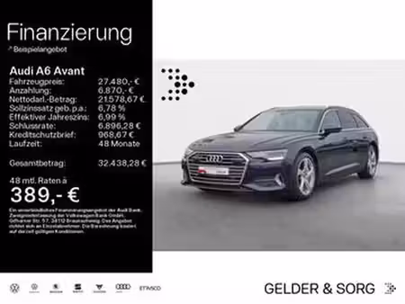 Audi A6 50 TFSI E 2.0 299 S line quattro