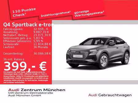 Audi Q4 Sportback E-Tron 40 204