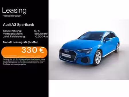 Audi A3 40 TFSI E 1.4 204 S line