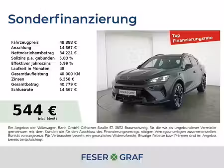 Cupra Formentor VZ 2.0 TSI 265
