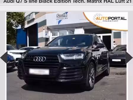 Audi Q7 50 TDI V6 3.0 286 Black Edition quattro
