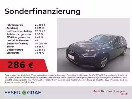 Audi A4 30 TDI 2.0 TDI 136